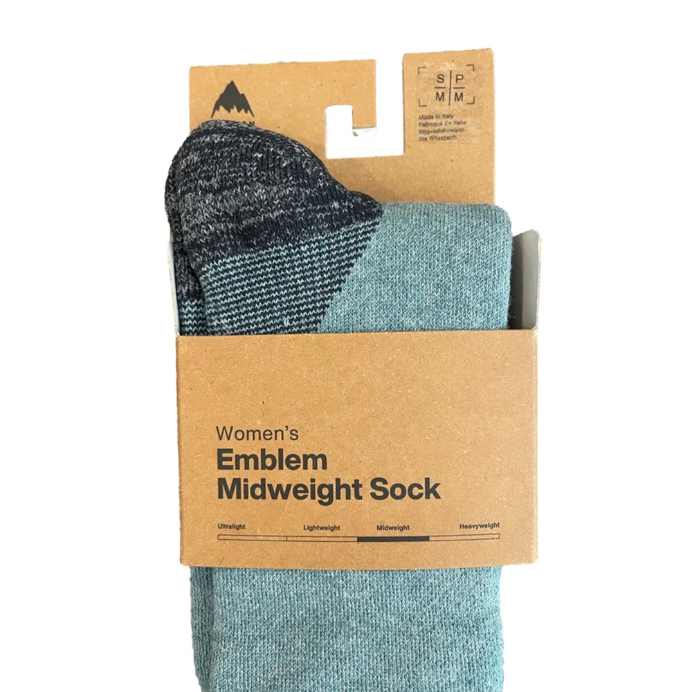 Burton Women's Emblem Midweight Socks Small Medium